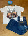 Gypsy Soul Graphic White Tee (Girls)