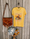 The Long Live Cowboys Tee (Mustard)