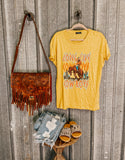 The Long Live Cowboys Tee (Mustard)
