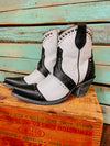 The Natasha Bootie (Black and White)